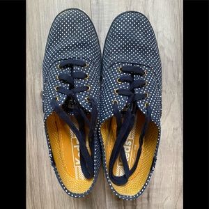 Women’s Keds Micro Dot Navy Sneakers